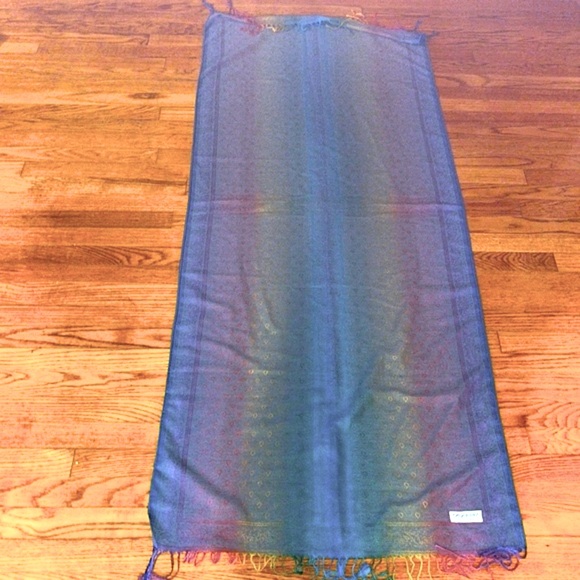 NWOT Pashmina (100% Pashmina) shawl / wrap / scarf - Picture 4 of 7